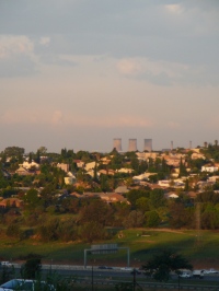 Edenvale, from across the freeway